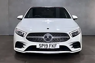Used 2019 Mercedes-Benz a Class AMG Line (premium Plus) White - Interior and Exterior details 6