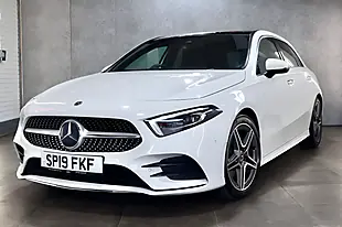 Used 2019 Mercedes-Benz a Class AMG Line (premium Plus) White - Interior and Exterior details 7