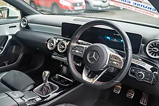 Used 2019 Mercedes-Benz a Class AMG Line (premium) Polar White - Interior and Exterior details 3