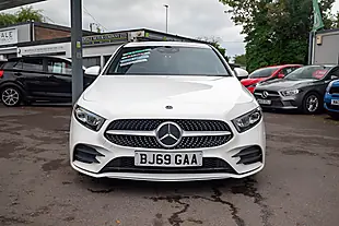 Used 2019 Mercedes-Benz a Class AMG Line (premium) Polar White - Interior and Exterior details 4