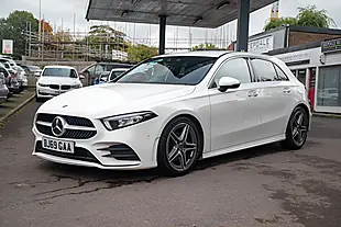 Used 2019 Mercedes-Benz a Class AMG Line (premium) Polar White - Interior and Exterior details 5