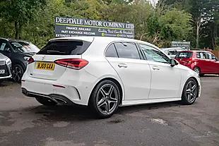 Used 2019 Mercedes-Benz a Class AMG Line (premium) Polar White - Interior and Exterior details 9