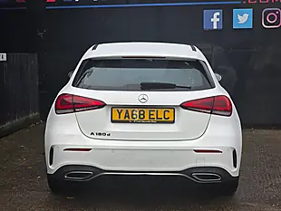 Used 2019 Mercedes-Benz a Class AMG Line (premium) Polar White - Interior and Exterior details 4
