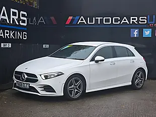 Used 2019 Mercedes-Benz a Class AMG Line (premium) Polar White - Interior and Exterior details 7