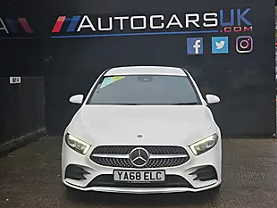 Used 2019 Mercedes-Benz a Class AMG Line (premium) Polar White - Interior and Exterior details 9