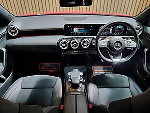 Used 2019 Mercedes-Benz a Class AMG Line Premium Red - Interior and Exterior details 10
