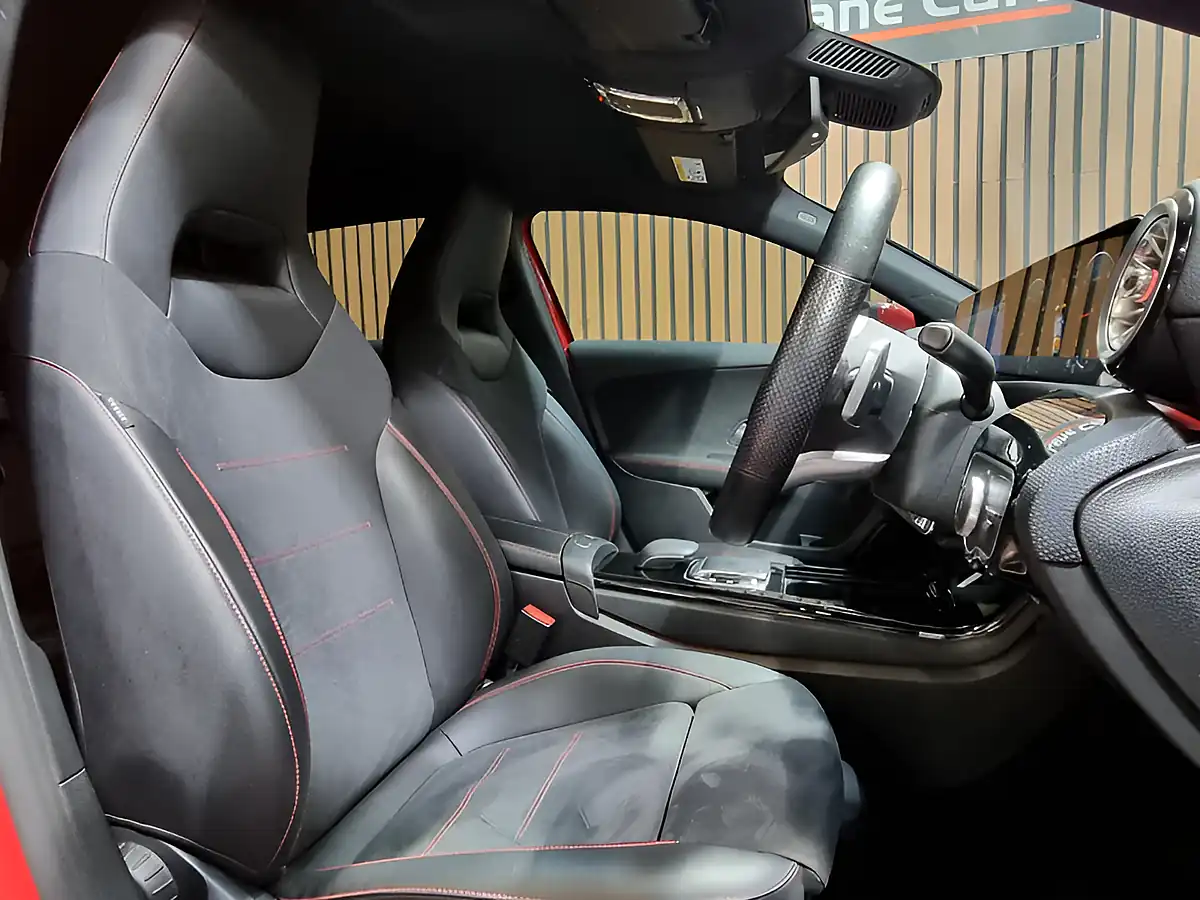 Used 2019 Mercedes-Benz a Class AMG Line Premium Red - Interior and Exterior details 12