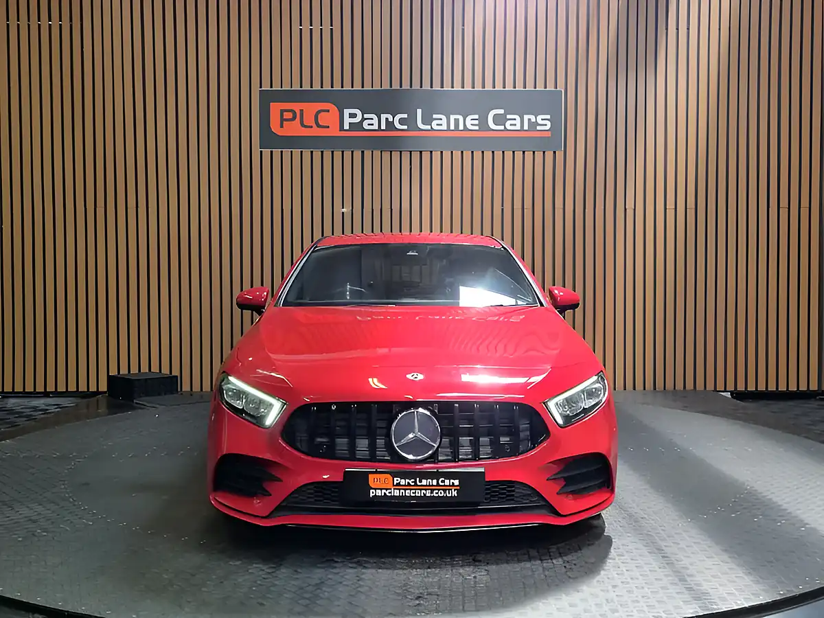Used 2019 Mercedes-Benz a Class AMG Line Premium Red - Interior and Exterior details 2