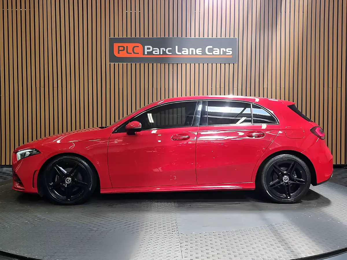 Used 2019 Mercedes-Benz a Class AMG Line Premium Red - Interior and Exterior details 4