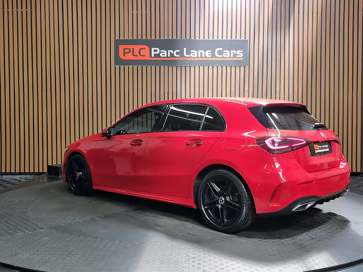 Used 2019 Mercedes-Benz a Class AMG Line Premium Red - Interior and Exterior details 5