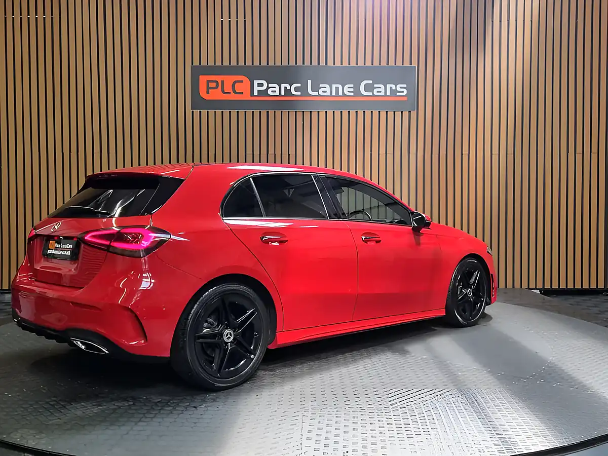 Used 2019 Mercedes-Benz a Class AMG Line Premium Red - Interior and Exterior details 7