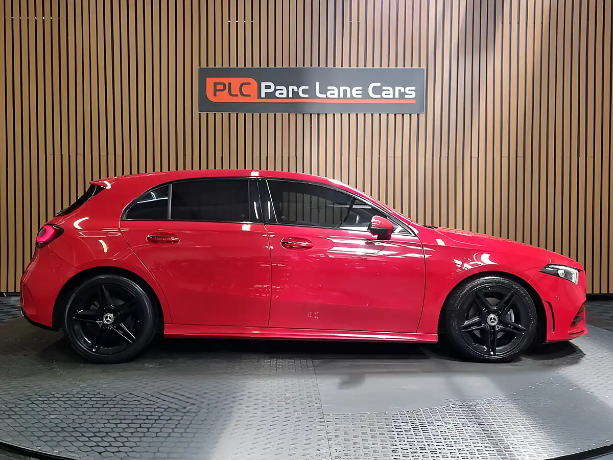 Used 2019 Mercedes-Benz a Class AMG Line Premium Red - Interior and Exterior details 8