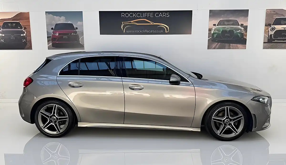 Used 2019 Mercedes-Benz a-Class AMG Line Premium Silver - Interior and Exterior details 2
