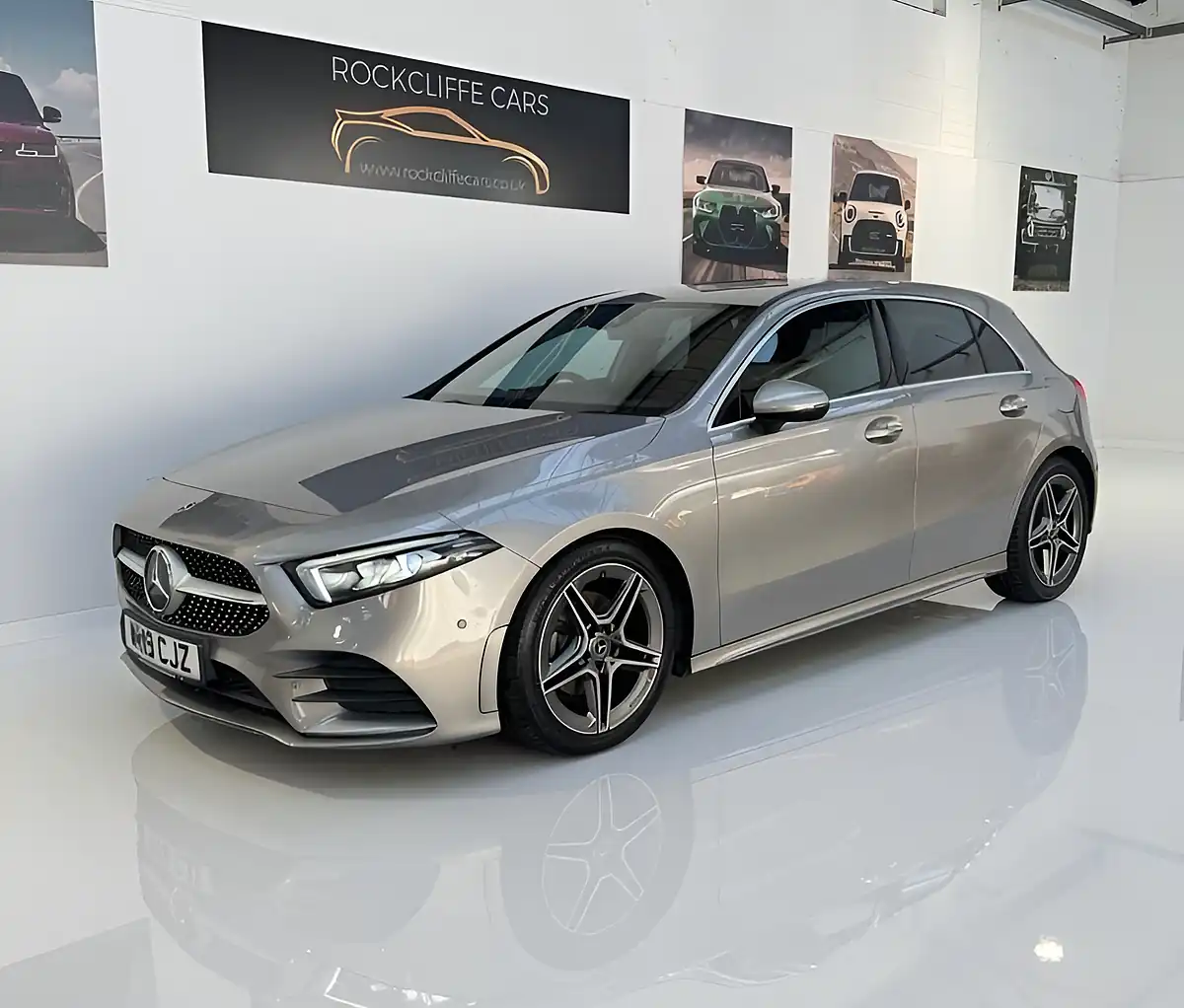 Used 2019 Mercedes-Benz a-Class AMG Line Premium Silver - Interior and Exterior details 20