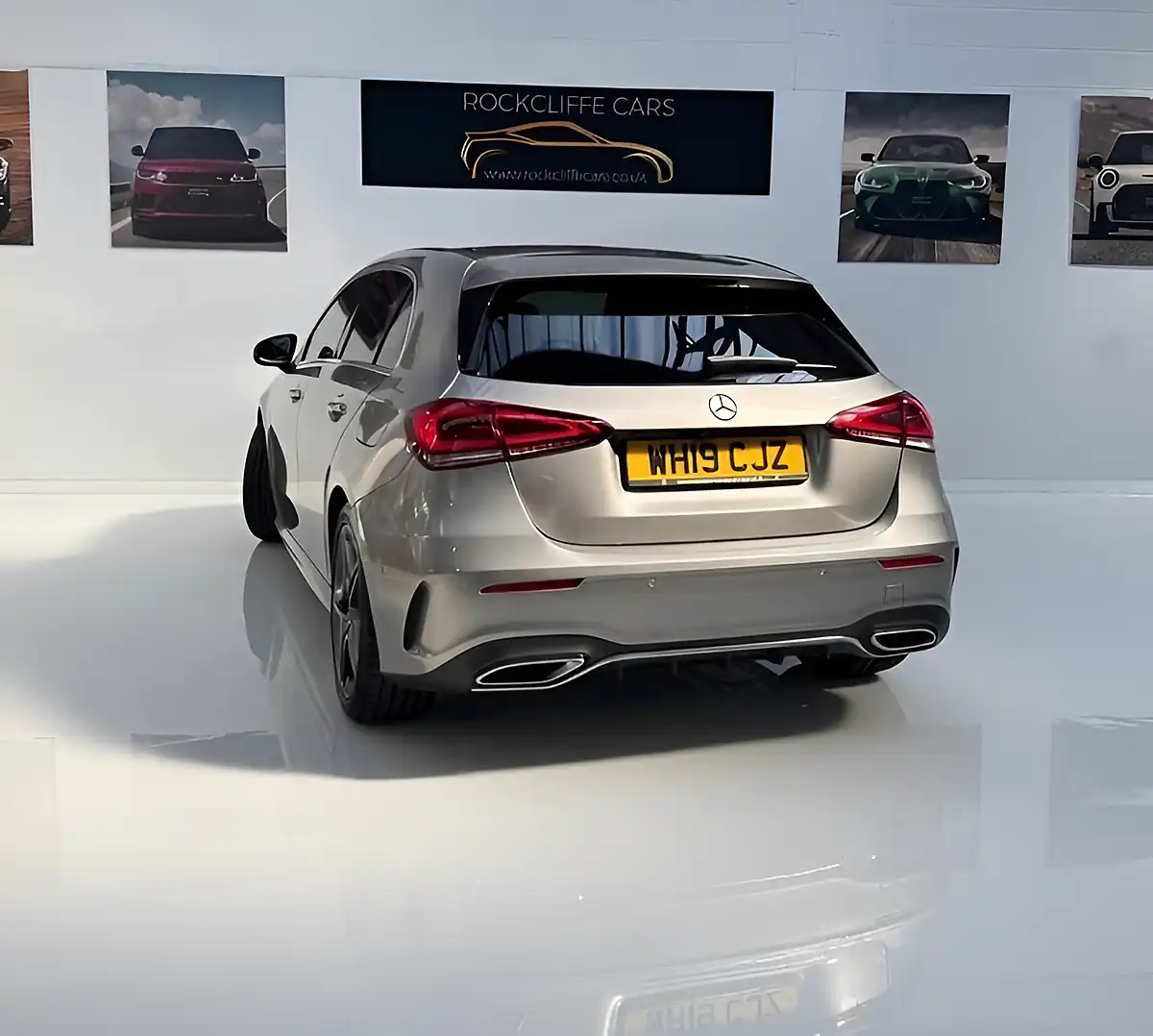 Used 2019 Mercedes-Benz a-Class AMG Line Premium Silver - Interior and Exterior details 4