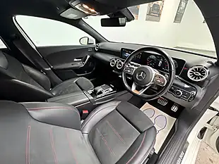 Used 2019 Mercedes-Benz a-Class AMG Line Premium White - Interior and Exterior details 10