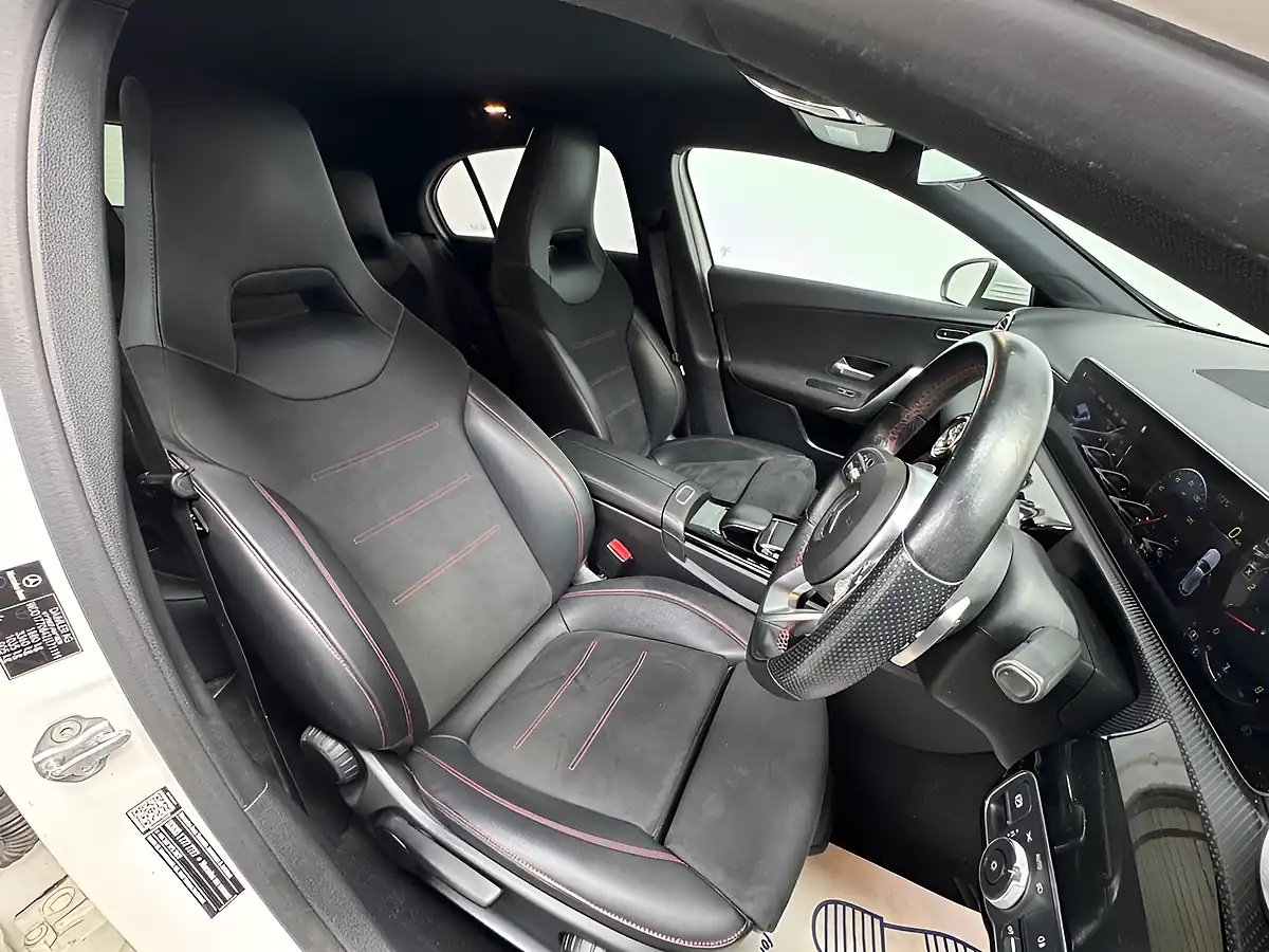 Used 2019 Mercedes-Benz a-Class AMG Line Premium White - Interior and Exterior details 11