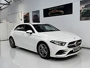 Used 2019 Mercedes-Benz a-Class AMG Line Premium White - Interior and Exterior details 18