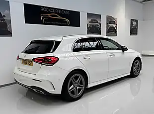 Used 2019 Mercedes-Benz a-Class AMG Line Premium White - Interior and Exterior details 20