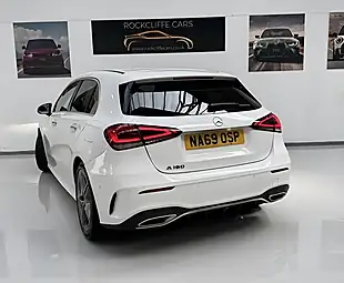 Used 2019 Mercedes-Benz a-Class AMG Line Premium White - Interior and Exterior details 4
