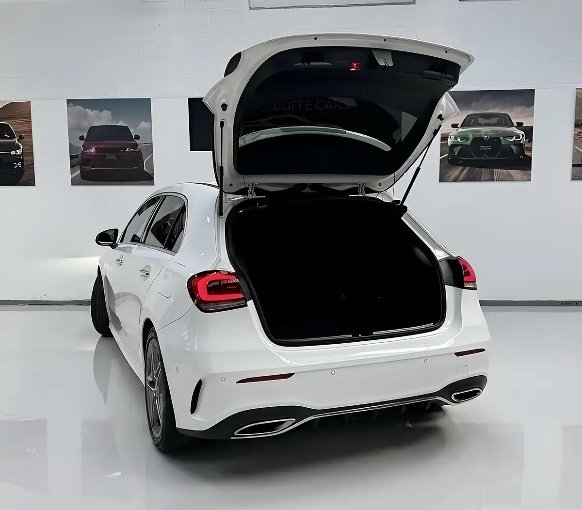 Used 2019 Mercedes-Benz a-Class AMG Line Premium White - Interior and Exterior details 5