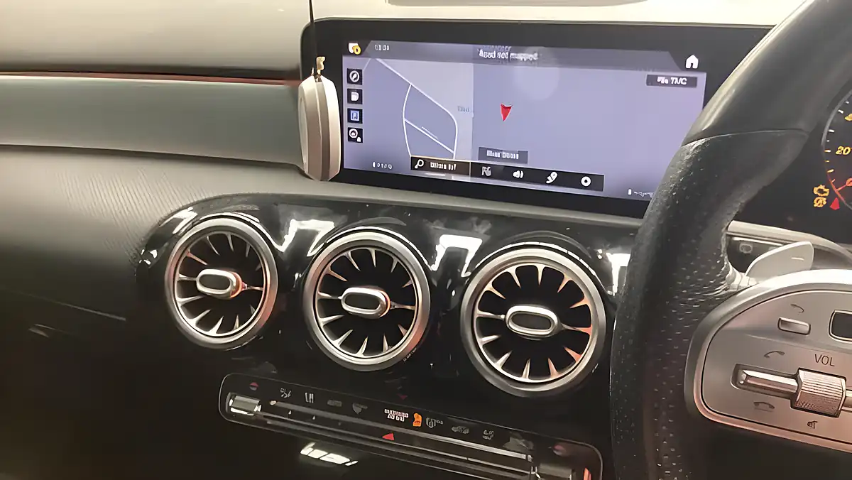 Used 2019 Mercedes-Benz a Class AMG Line Premium White - Interior and Exterior details 12