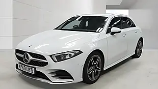 Used 2019 Mercedes-Benz a Class AMG Line Premium White - Interior and Exterior details 2