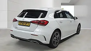 Used 2019 Mercedes-Benz a Class AMG Line Premium White - Interior and Exterior details 4