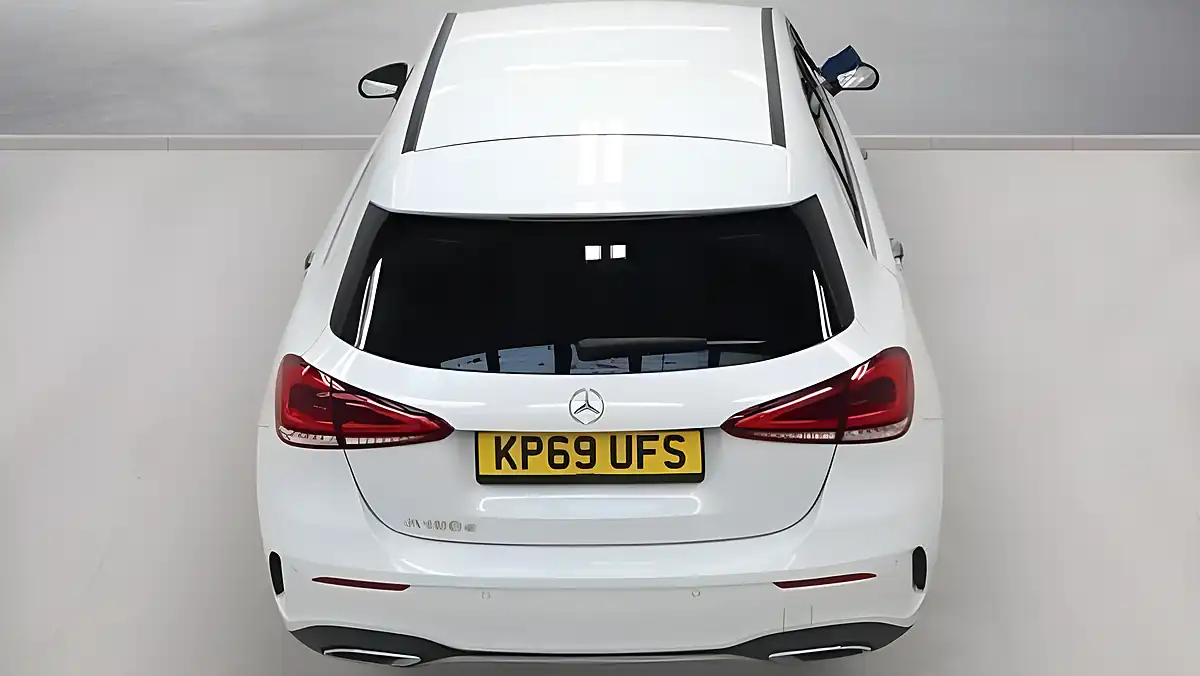 Used 2019 Mercedes-Benz a Class AMG Line Premium White - Interior and Exterior details 8