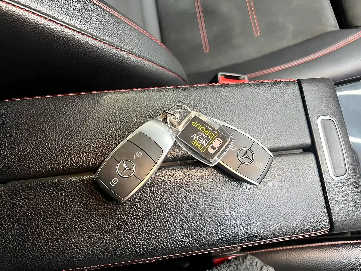 Used 2019 Mercedes-Benz a Class AMG Line (premium) White - Interior and Exterior details 16