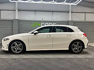 Used 2019 Mercedes-Benz a Class AMG Line (premium) White - Interior and Exterior details 3