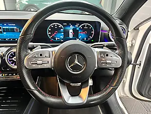 Used 2019 Mercedes-Benz a Class AMG Line (premium) White - Interior and Exterior details 7