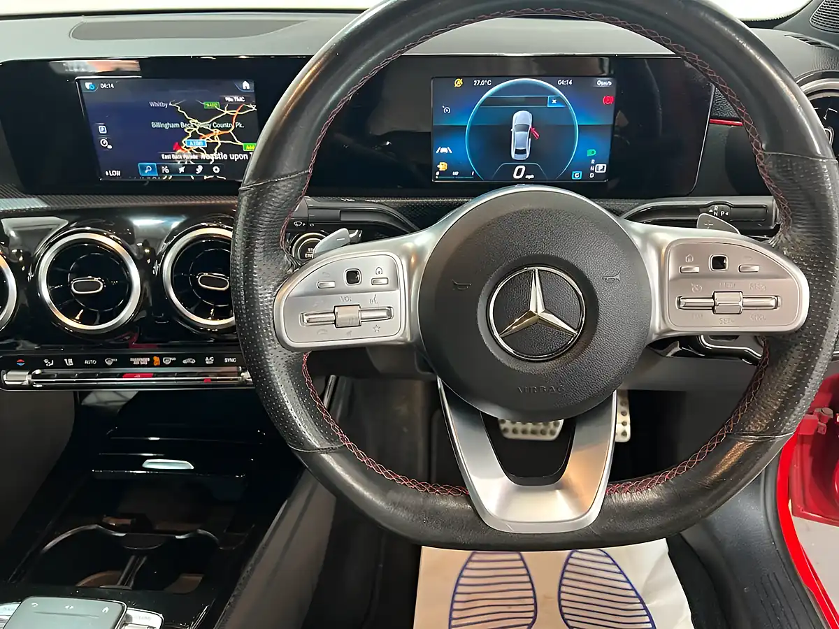 Used 2019 Mercedes-Benz a Class AMG Line Red - Interior and Exterior details 11