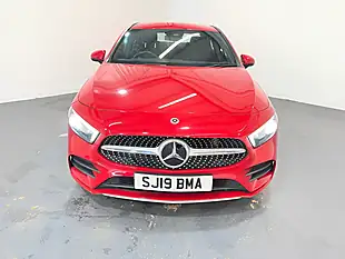 Used 2019 Mercedes-Benz a Class AMG Line Red - Interior and Exterior details 2