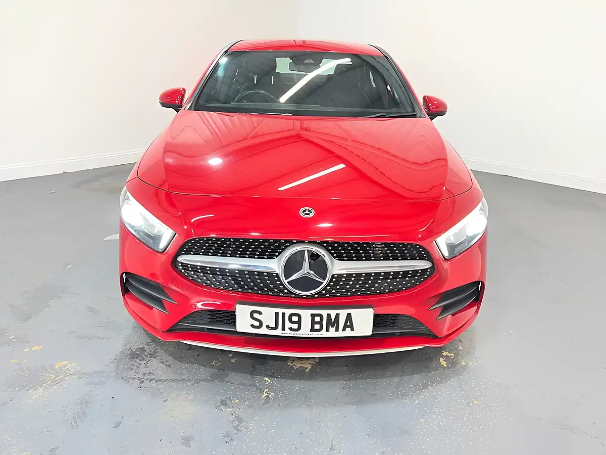 Used 2019 Mercedes-Benz a Class AMG Line Red - Interior and Exterior details 2