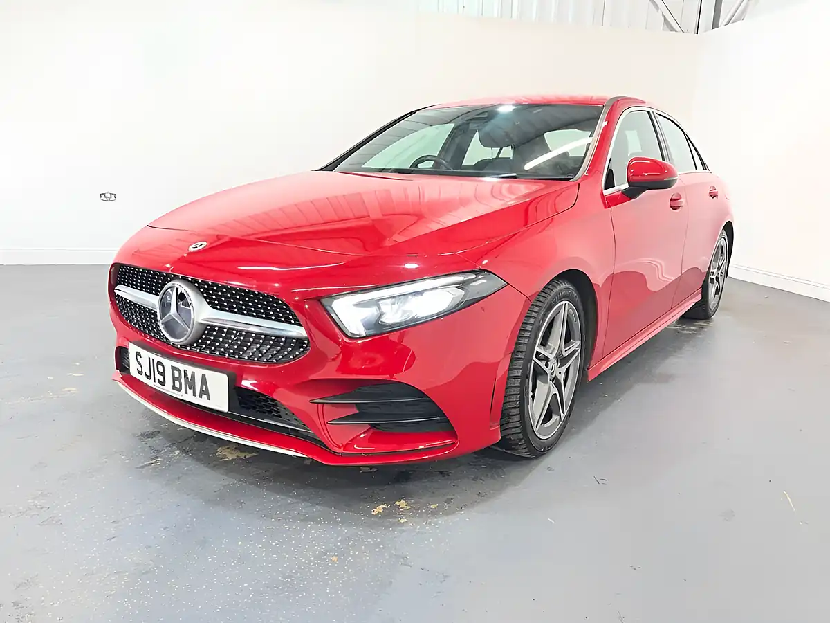 Used 2019 Mercedes-Benz a Class AMG Line Red - Interior and Exterior details 3