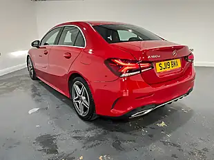 Used 2019 Mercedes-Benz a Class AMG Line Red - Interior and Exterior details 4