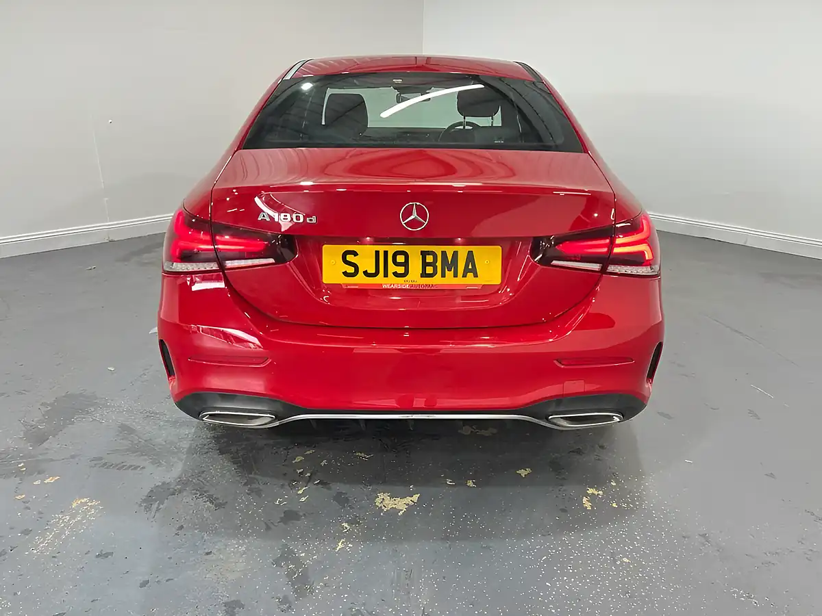 Used 2019 Mercedes-Benz a Class AMG Line Red - Interior and Exterior details 5