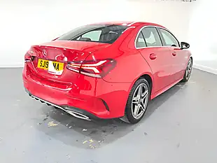 Used 2019 Mercedes-Benz a Class AMG Line Red - Interior and Exterior details 6