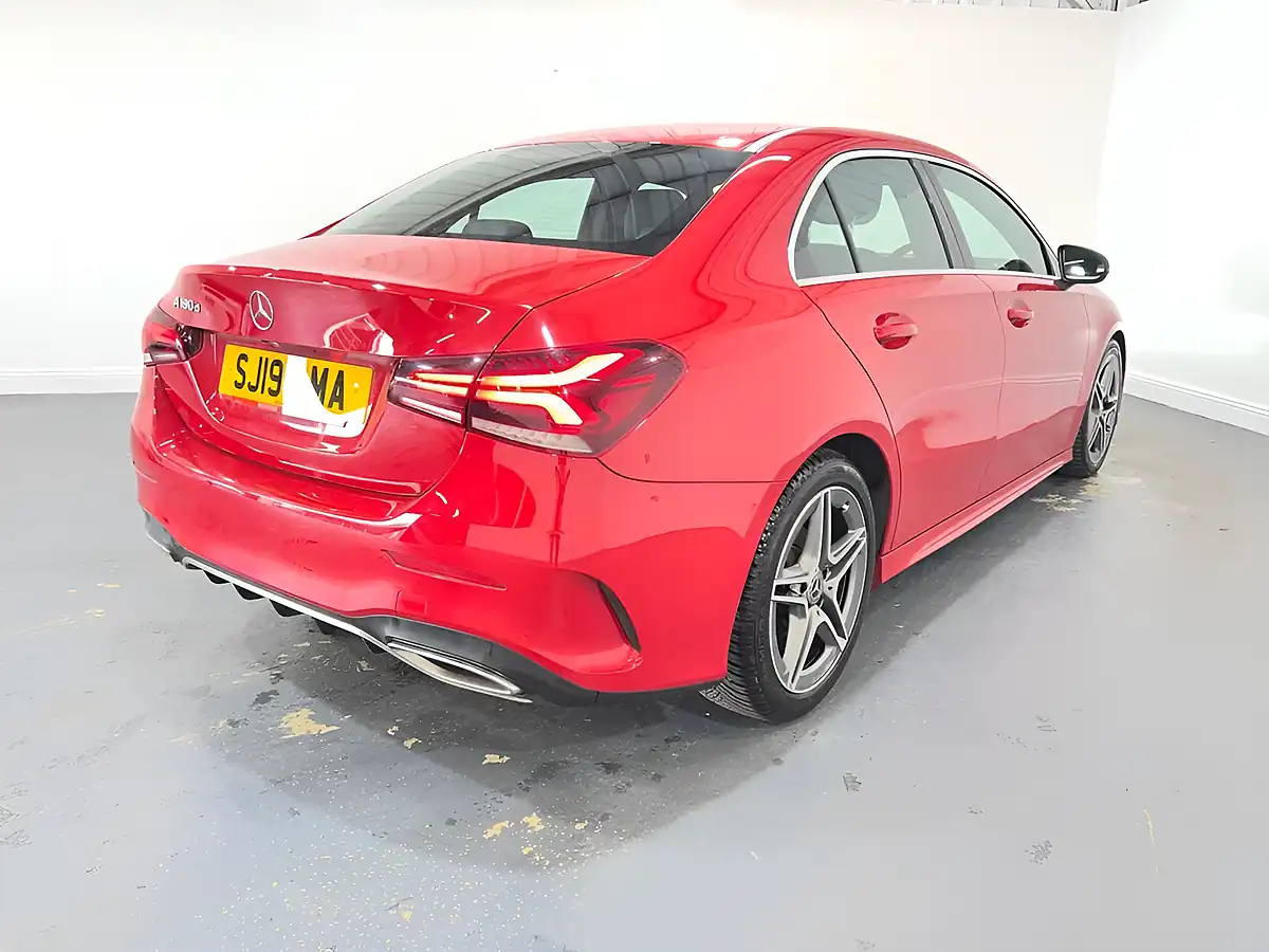 Used 2019 Mercedes-Benz a Class AMG Line Red - Interior and Exterior details 6