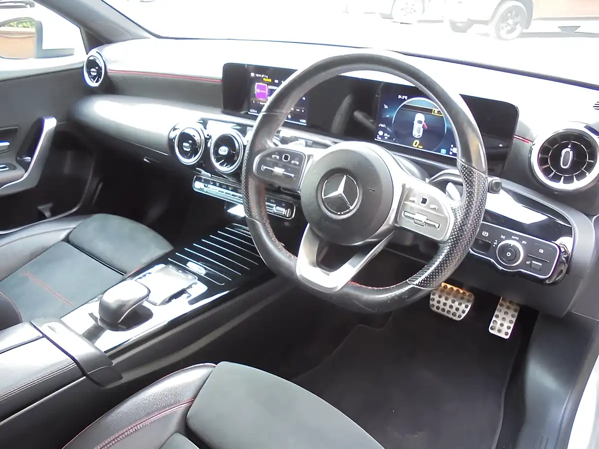 Used 2019 Mercedes-Benz a Class AMG Line Silver - Interior and Exterior details 11