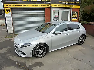 Used 2019 Mercedes-Benz a Class AMG Line Silver - Interior and Exterior details 2