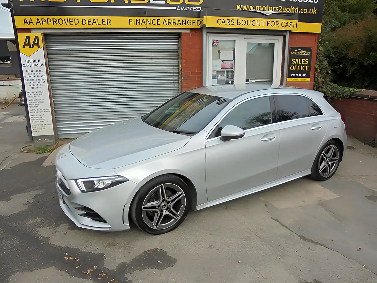 Used 2019 Mercedes-Benz a Class AMG Line Silver - Interior and Exterior details 2