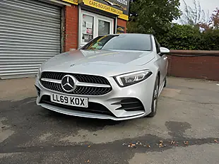Used 2019 Mercedes-Benz a Class AMG Line Silver - Interior and Exterior details 3
