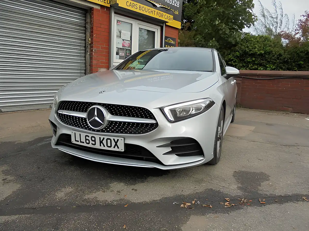 Used 2019 Mercedes-Benz a Class AMG Line Silver - Interior and Exterior details 3