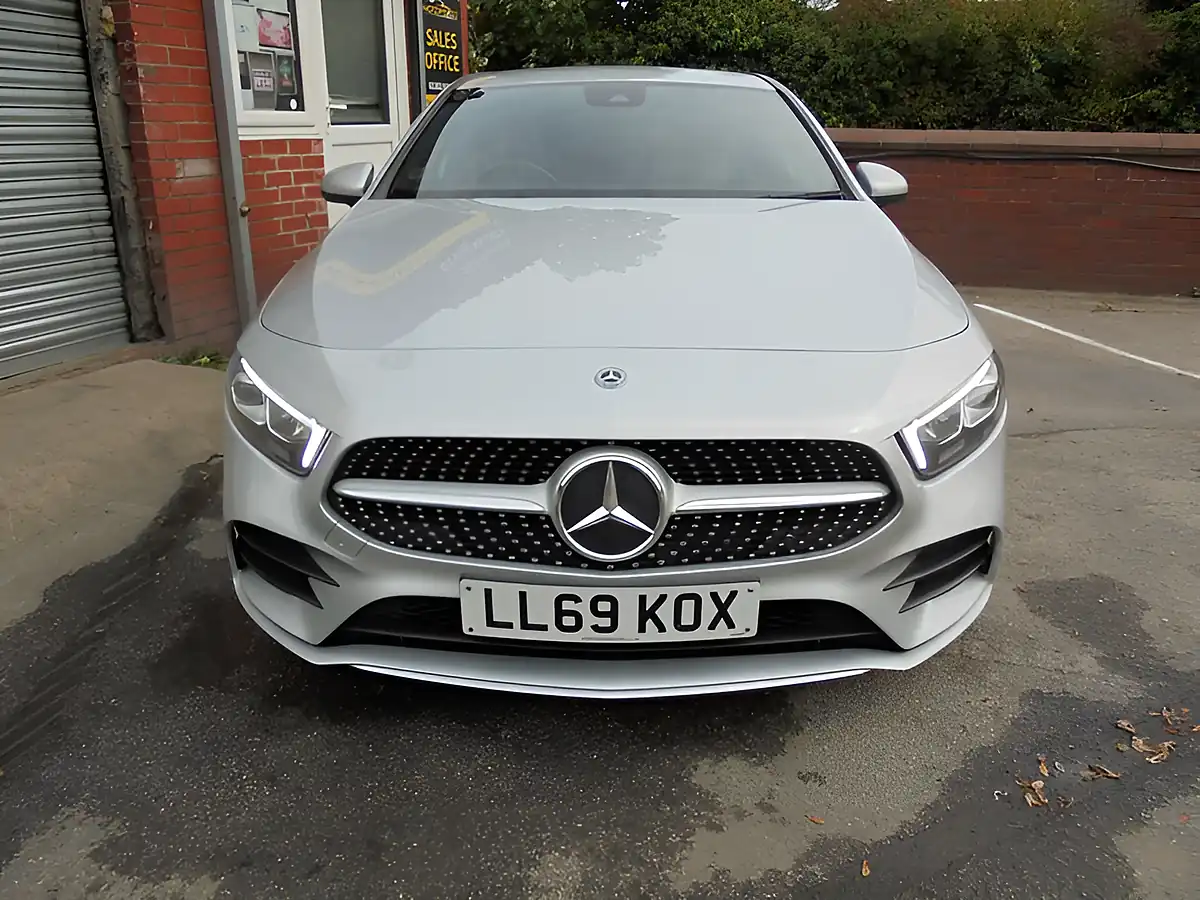 Used 2019 Mercedes-Benz a Class AMG Line Silver - Interior and Exterior details 5