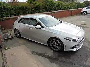 Used 2019 Mercedes-Benz a Class AMG Line Silver - Interior and Exterior details 7