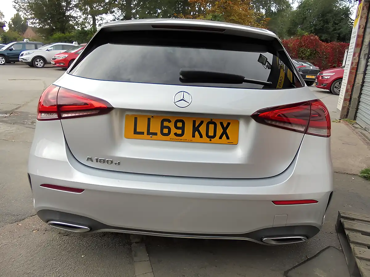 Used 2019 Mercedes-Benz a Class AMG Line Silver - Interior and Exterior details 9