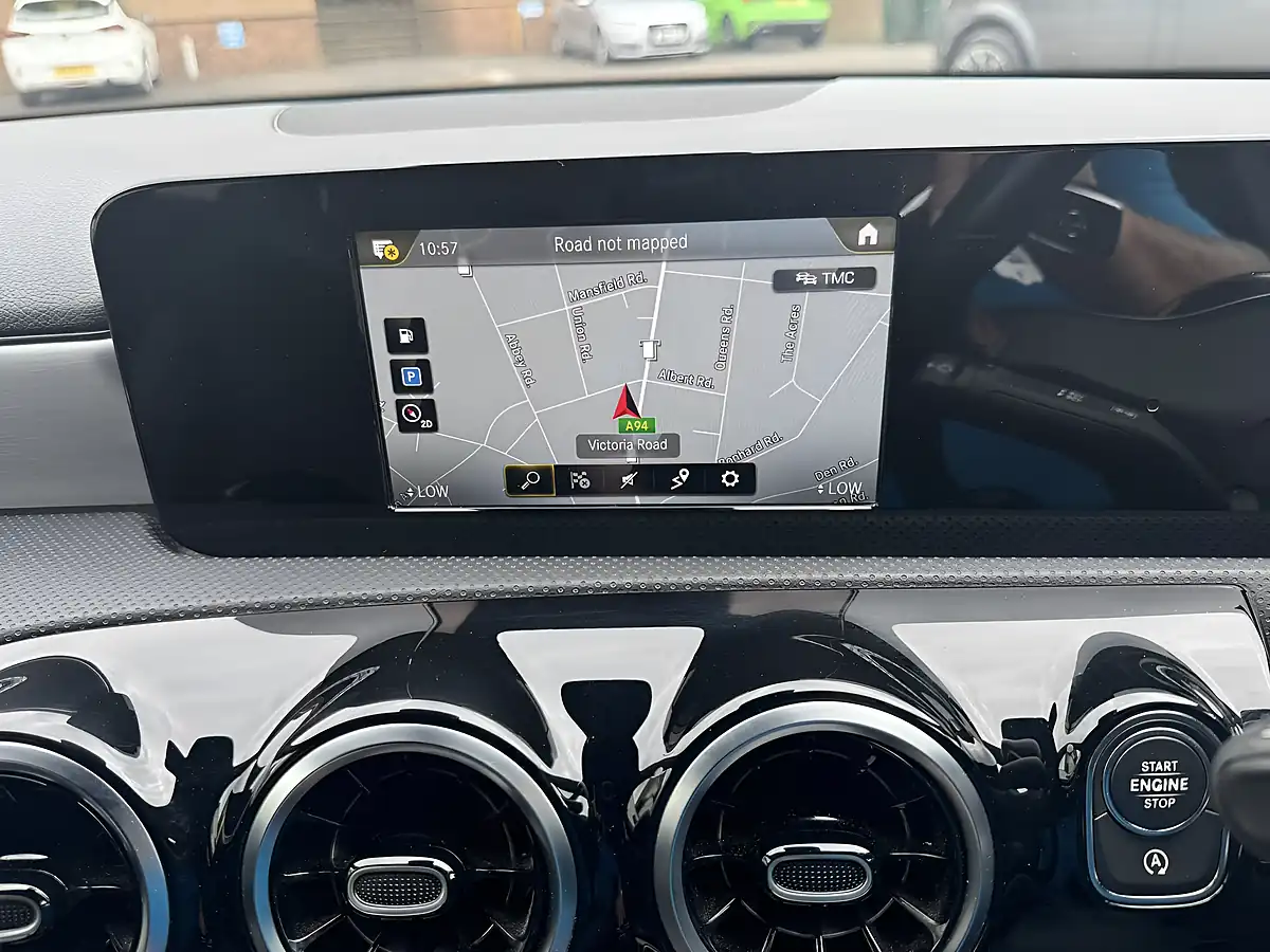Used 2019 Mercedes-Benz a Class AMG Line White - Interior and Exterior details 10