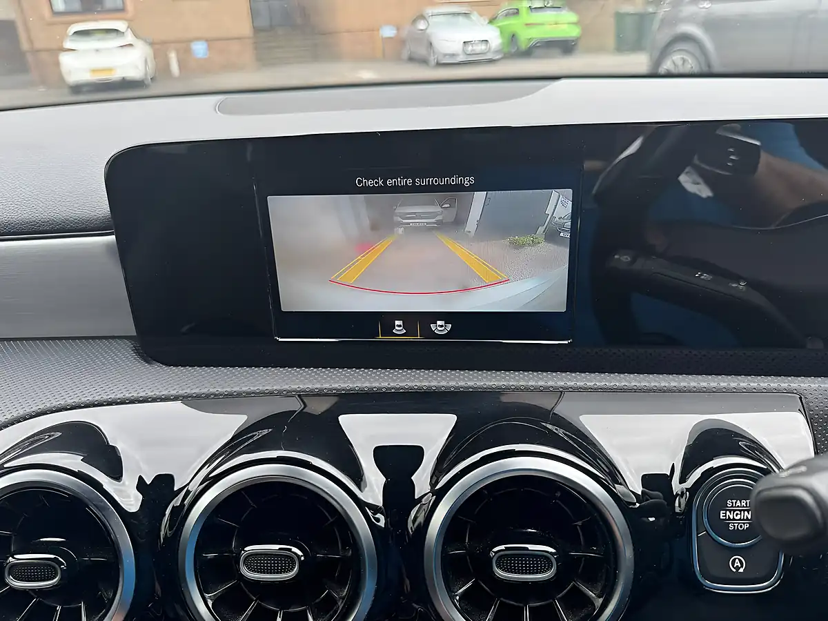 Used 2019 Mercedes-Benz a Class AMG Line White - Interior and Exterior details 11